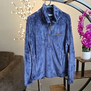 Columbia Blue Half Zip Pullover XL
